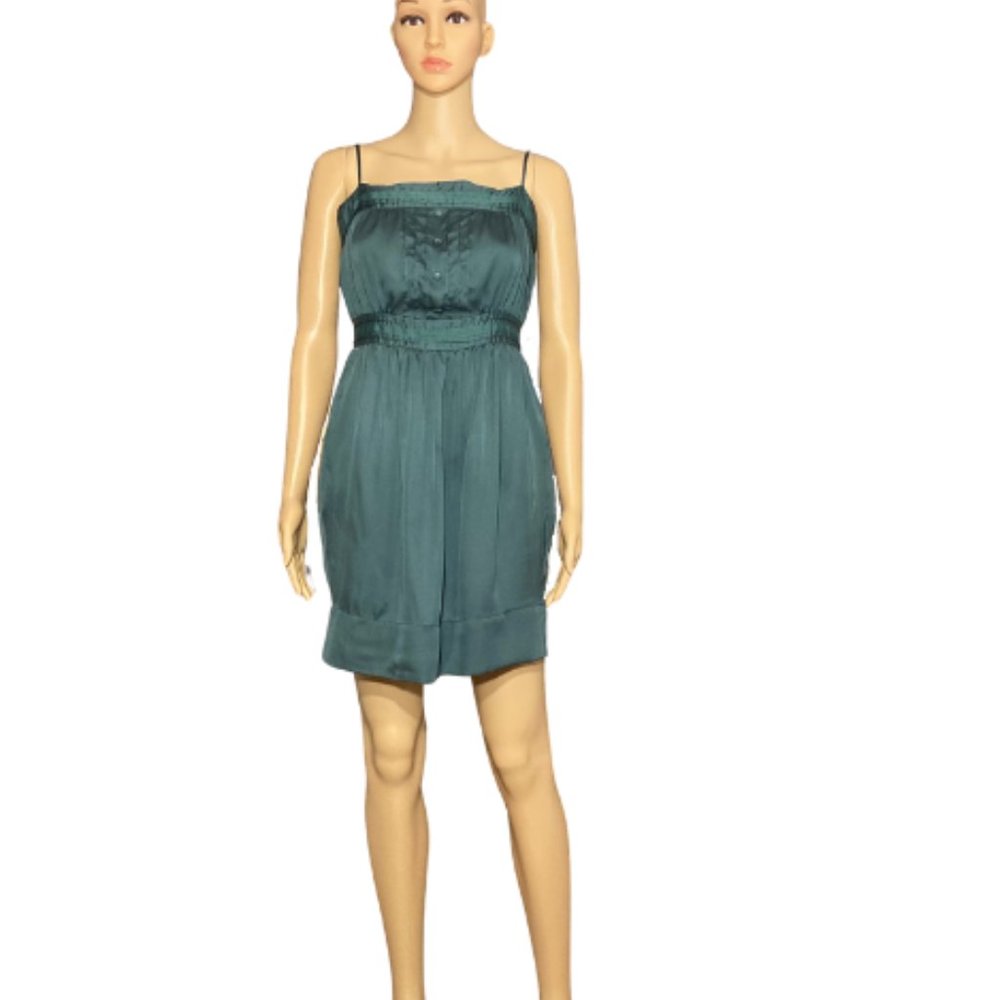 To the Max Spaghetti Strap Green Dress SZ 6